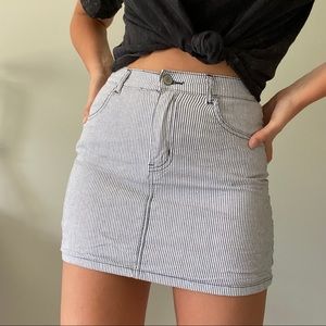 Brandy Melville Stripped Juliette Skirt